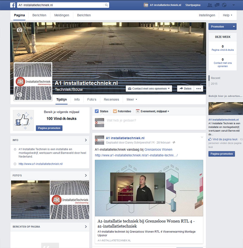 Rijnmedia Social media Facebook